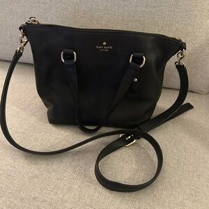 Kate Spade Black Leather small satchel
